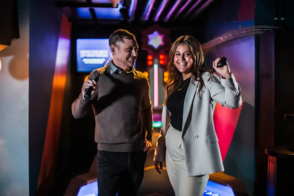 Corp meeting at Puttshack 1